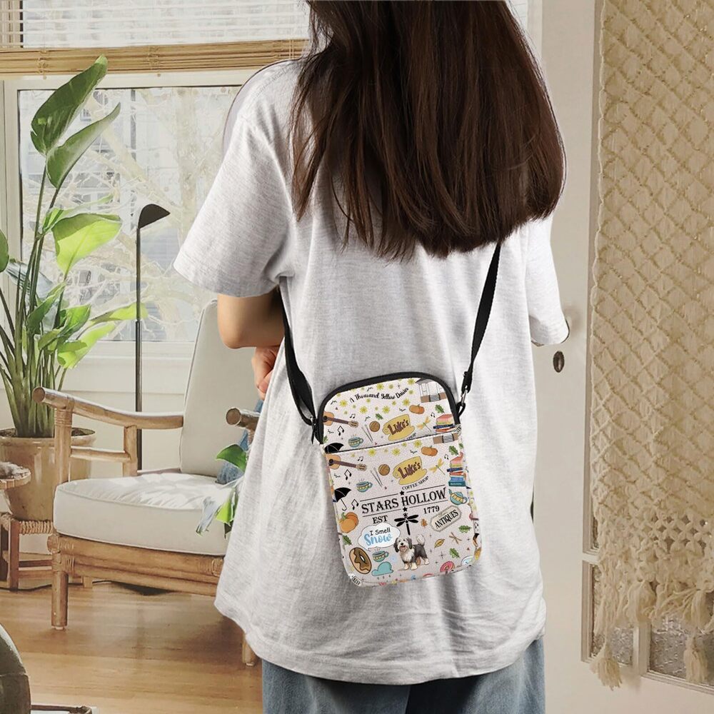 4385 Stars Hollow TV Show Inspired Crossbody Purses Bag Lukes Diner Gift - Picture 2 of 6